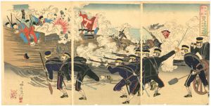 威海衛陸戦百尺崖所之激闘