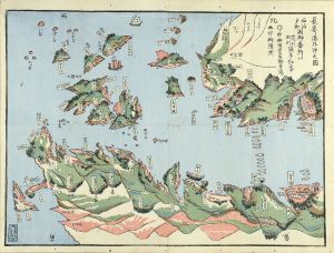 作者不詳「長崎湊外沖之図」