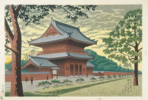 Asano Takeji / Famous Places of Tokyo / Zoujouji twilight