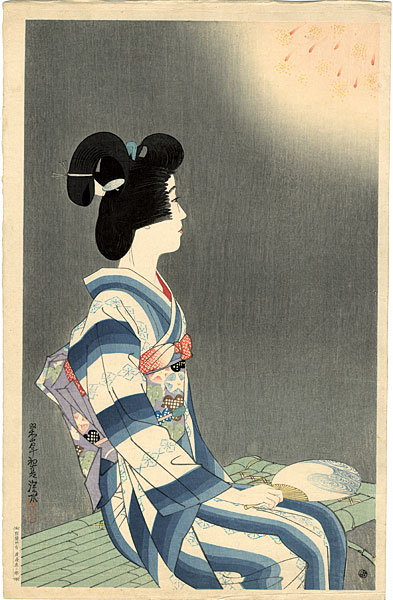 Ito Shinsui “Modern Beauties Second Series / Fireworks”