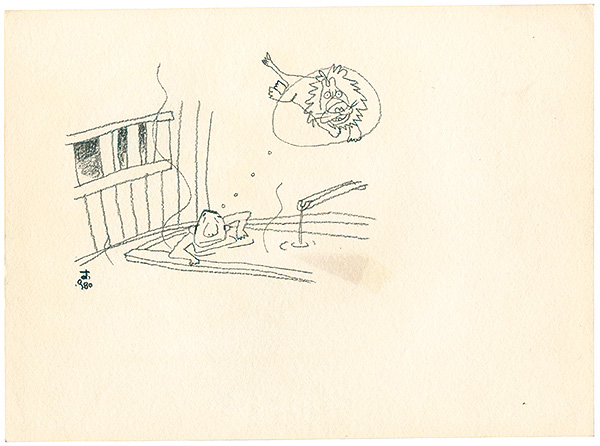 Oba Hiroshi “自筆画稿”