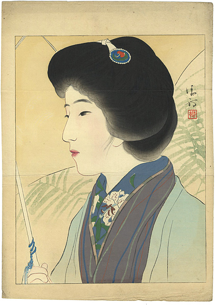 Kaburaki Kiyokata “Kuchi-e Print”