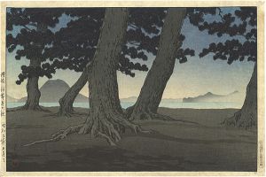 Kawase Hasui / Collection of Scenic Views of Japan II, Kansai Edition / The Beach at Kaiganji Temple in Sanuki Province 