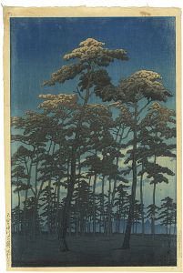 Kawase Hasui / Hikawa Park at Omiya
