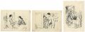 自筆画稿　女の戦史
