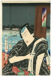 Kunichika / Interesting Things in Edo / Ryogoku [江戸自慢之内　両国]