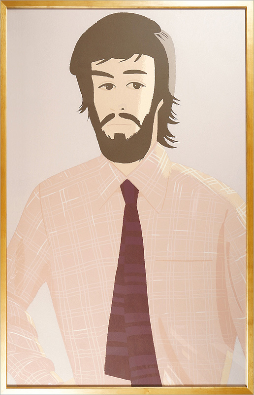 Alex Katz “Plaid Shirt 1”