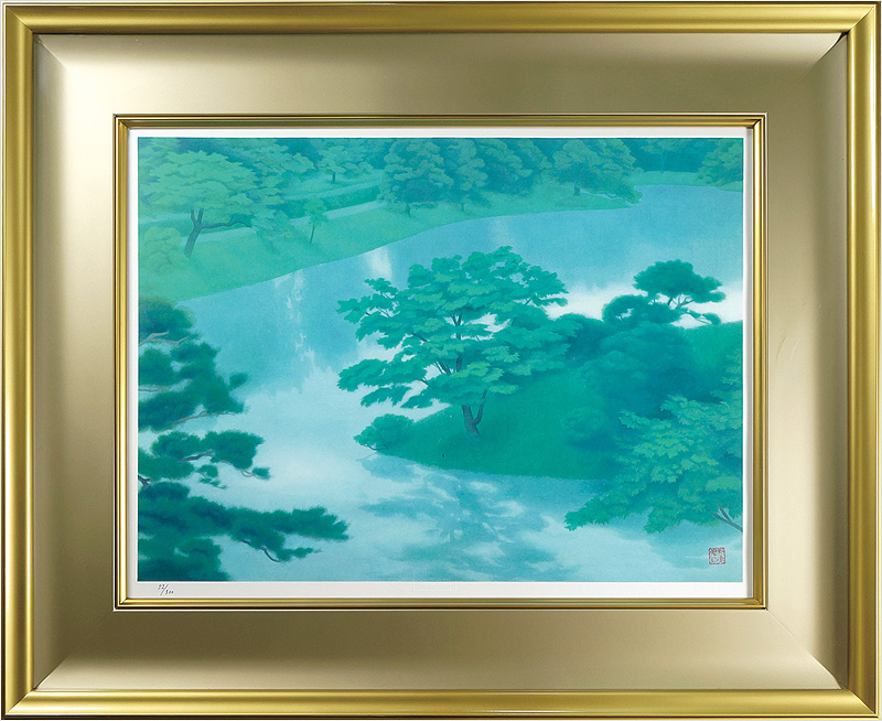 東山魁夷「緑潤う」