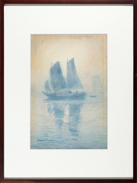 Yoshida Hiroshi “Painting : Sailing Boats”