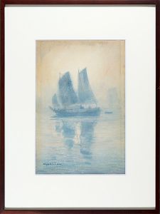 Yoshida Hiroshi / Painting : Sailing Boats