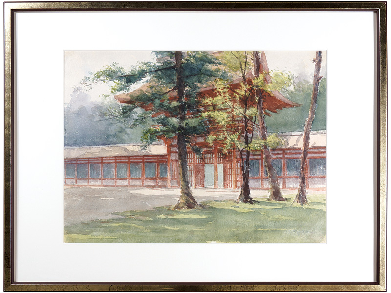 Mabe Tokio “Shimogamosha Shrine : Romon Gate”