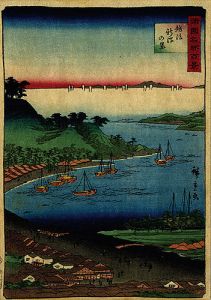 Hiroshige II / 100 Famous Views in the Various Provinces / Niigata in Echigo Province [諸国名所百景　越後新潟の景]