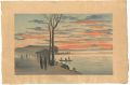 Honjo Fujimi Crossing, Sunset ......