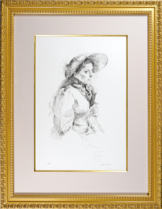 Koiso Ryohei “A woman wearing a hat（A）”