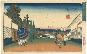 Hiroshige I / Famous Places in Edo / Kasumigaseki [江都名所　かすみがせき]