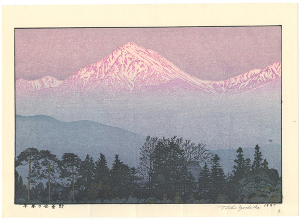 Yoshida Toshi “早春の安曇野”