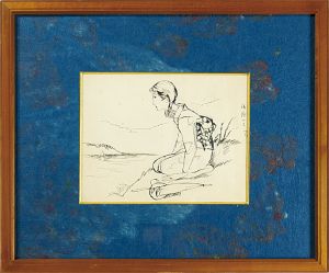 Takehisa Yumeji / Drawing : At the Beach
