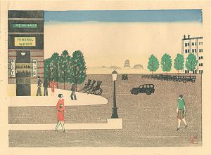 Nomura Toshihiko / Contributed to Print Collection of Great Tokyo / View of Marunouchi