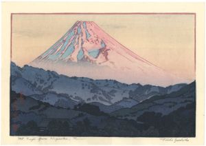 Yoshida Toshi / Mt.Fuji from Nagaoka, Morning