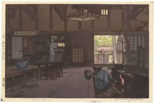 吉田博「農家」