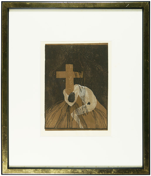 Onchi Koshiro “Christ and the Virjin Mary”