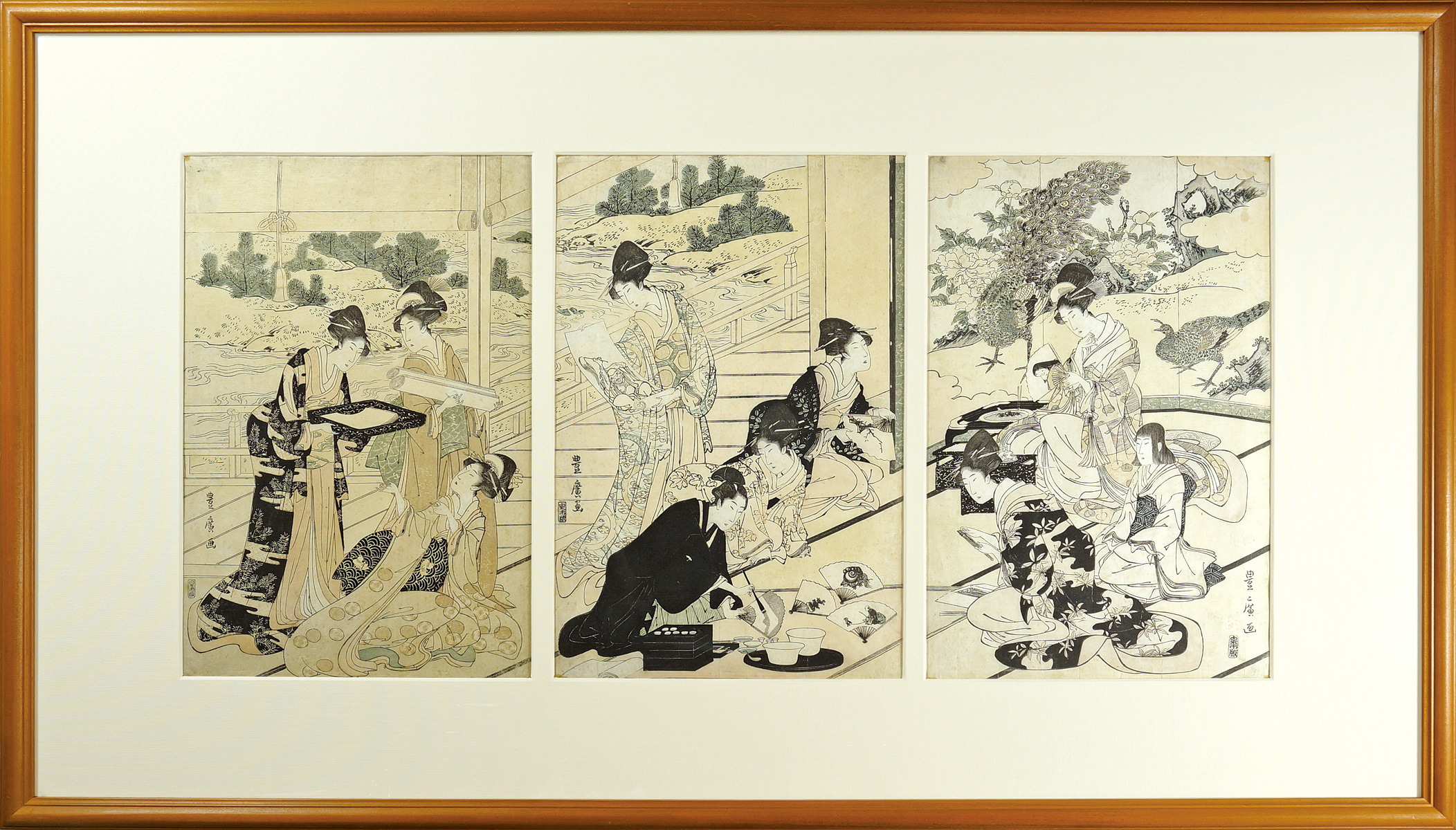 Toyohiro “Beauties at Painting Practice”