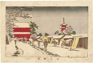 Yasuji,Tankei / True Pictures of Famous Places of Tokyo / Asakusa Kannon [東京真画名所図解　浅草観音]