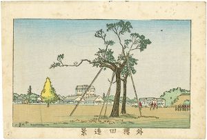 Yasuji,Tankei / True Pictures of Famous Places of Tokyo /  Distand View of Sotosakurada	 [東京真画名所図解　外桜田遠景]