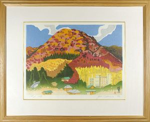 Sekino Junichiro / The narrow road to the deep north №14 Shiobara（Autumn leaves）