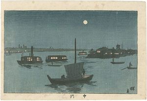 東京真画名所図解　中洲