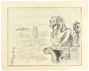 Yamagishi Kazue / Notre Dame Cathedra in the Rain