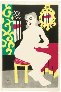 川西英「画室」