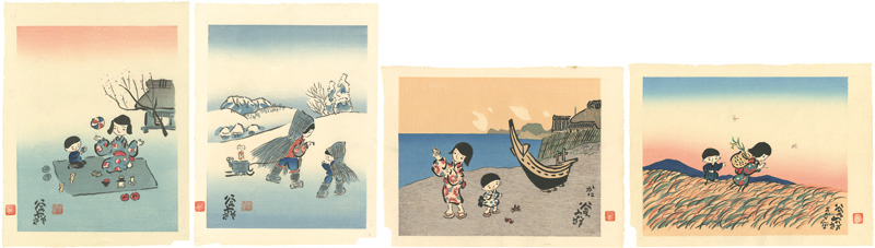 Taniuchi Rokuro “四季版画”