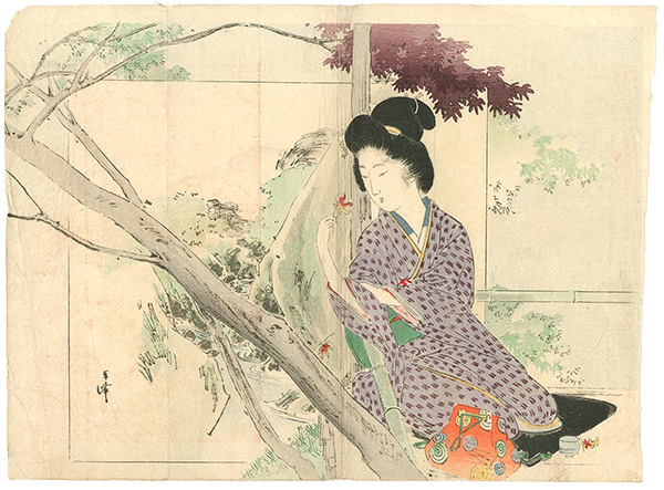 Tsutsui Toshimine “Kuchi-e Print”