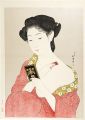 Woman Applying Make-up
