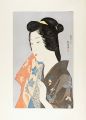 Woman Holding a Towel【Reproduc......