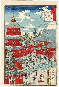 幾英「東京名所ノ内　浅草金竜山浅草寺」