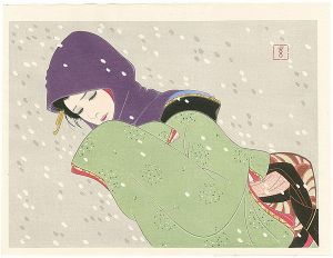 岩田専太郎「ささめ雪」