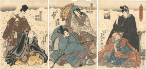 豊国三代「今様六歌仙」