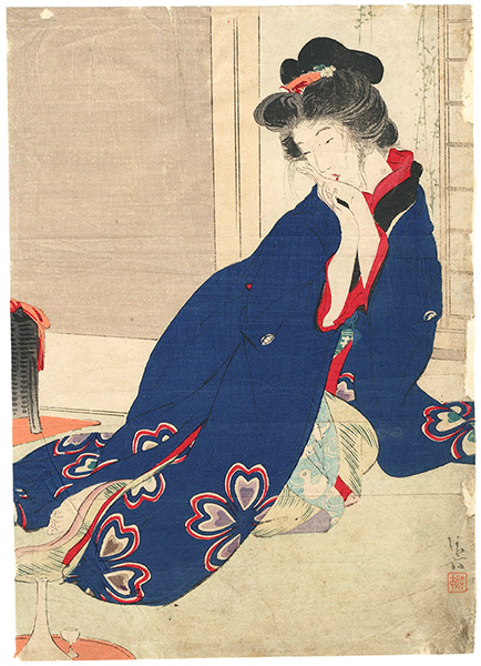 Kaburaki Kiyokata “Kuchi-e Print”
