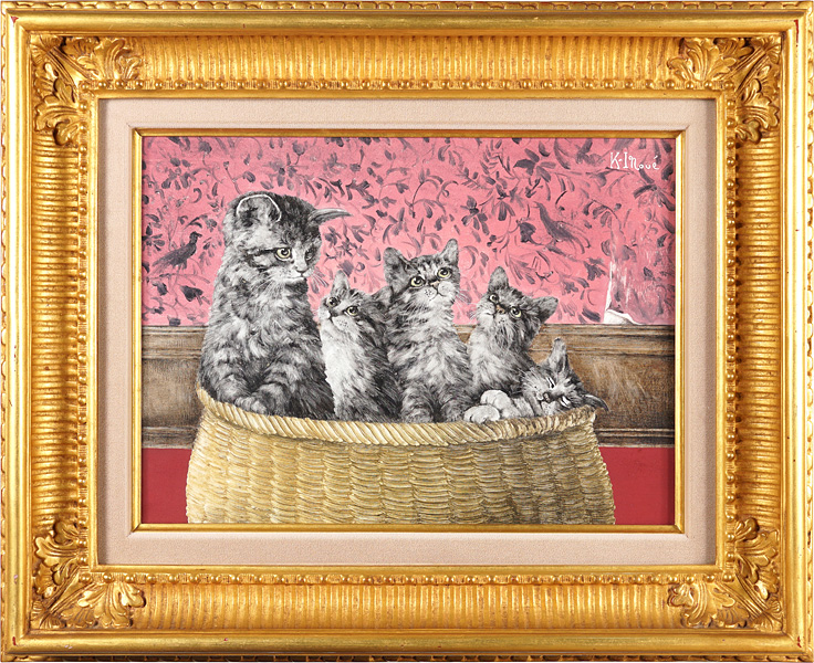 Inoue Kakuzo “Cats in a Basket”