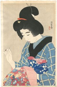 現代美人集　第一輯　半襟