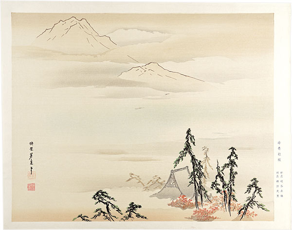 Kano Hogai “東山眺望図”