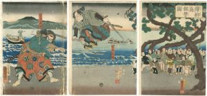 岸柳島報讐図 宮本武蔵・佐々木小次郎
