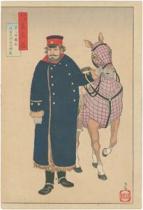 陸海軍人高名鑑　第三師団長陸軍中将桂太郎君