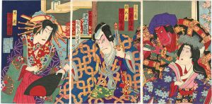 Chikanobu / Kabuki Play: Ichinotani Futaba Gunki [一谷嫩軍記]