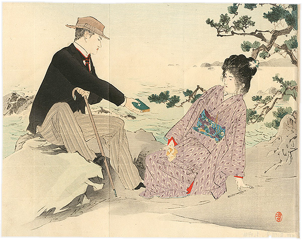 Kaburaki Kiyokata “Kuchi-e Print”