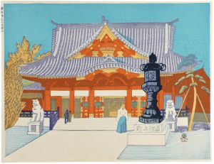 小泉癸巳男「昭和大東京百図絵　神田神社（明神）」