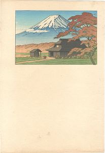 Kawase Hasui / 鳴沢の秋
