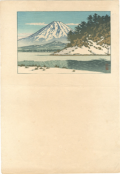 Kawase Hasui “精進湖”
